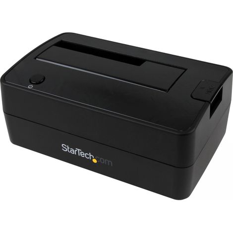 StarTech.com SDOCKU313 docking station per unità di archiviazione USB 3.2 Gen 2 (3.1 Gen 2) Type micro-B Nero (1/4)