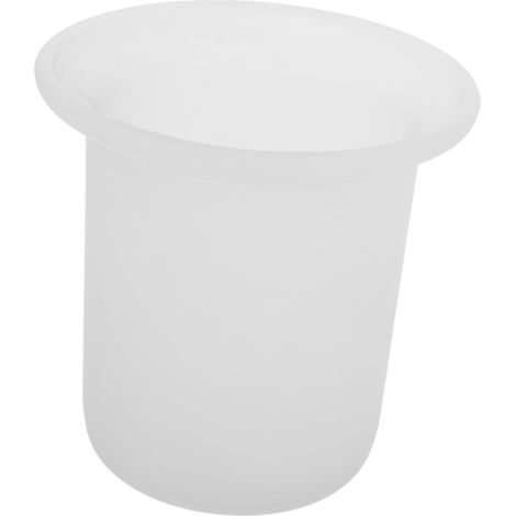 Porte-brosse de toilette en verre pour salle de bain Support mural pour brosse de toilette Solution d'accessoires hygiéniques (1/5)