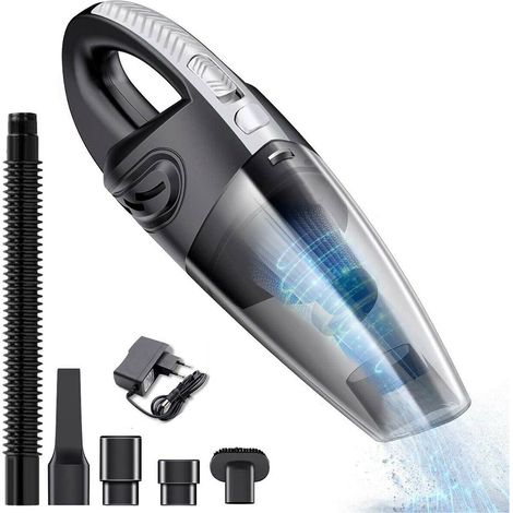 Aspirateur à main sans fil haute puissance, mini aspirateur portable rechargeable avec technologie de charge rapide, pour le nettoyage de la maison et de la voiture