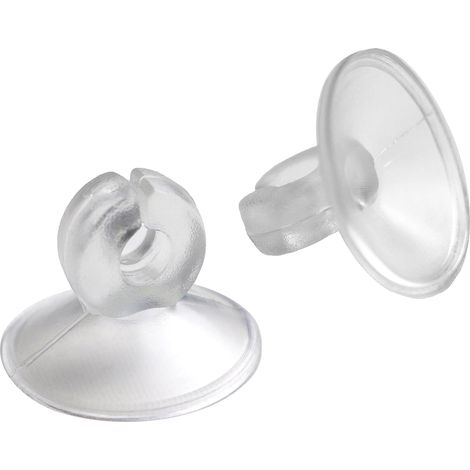Losnummer 200, 25 x Ø 27 mm Saugnäpfe für Lichterketten, Saugnäpfe, glasiert