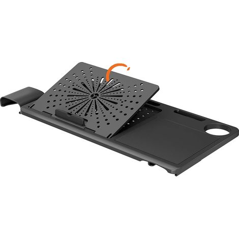 Bureau de travail détachable, design ergonomique, utilisation polyvalente, LAPD-noir (1/2)