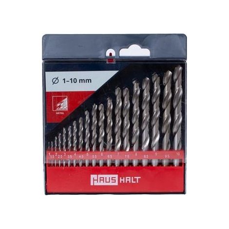 Punta a spirale Milwaukee twist drill set acciaio rapido 19 pz