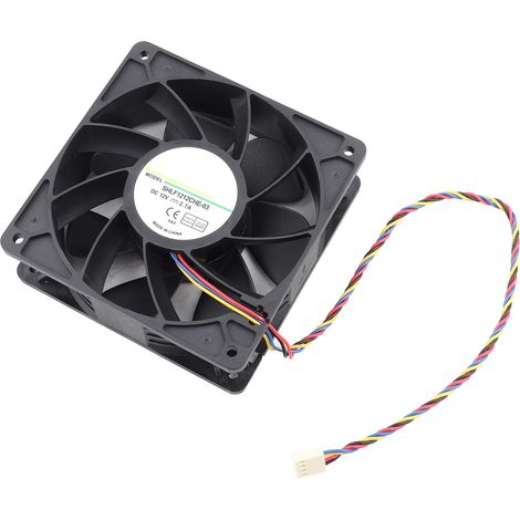 Ventilateur de refroidissement DC 12V 2.7A 6000RPM pour Antminer S7 S9, connecteur 4 broches