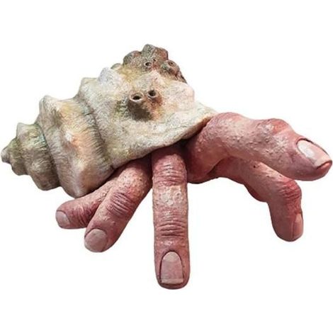 Ornement de doigt d'escargot, accessoire d'Halloween horrifique, modèle de main d'escargot en résine pour décoration intérieure et e (1/5)