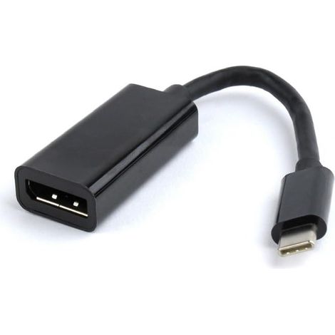 A-CM-DPF-01 Adaptateur USB-C CableXpert vers DisplayPort 1.2 M/F 15cm (Noir)