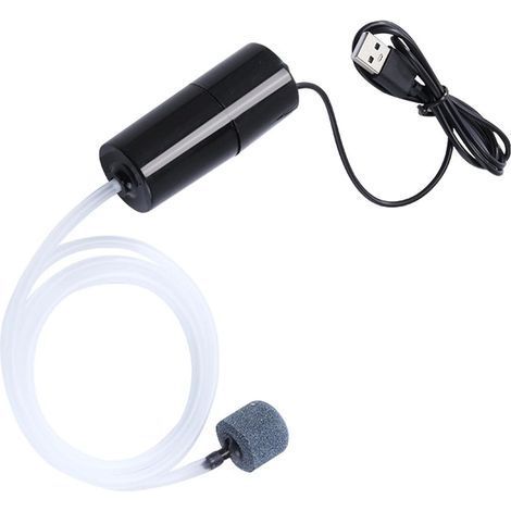 Petite pompe à eau, pompe à eau submersible silencieuse avec débit d'air stable, 5 V, étanche, silencieuse, surpresseur d'oxygène pour réservoirs domestiques (1/4)