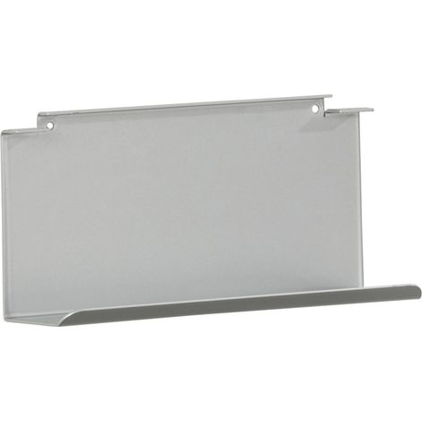 Fackelmann Ablage für Glasböden 5 - 6 mm, 20 cm breit, Aluminium"-"86912 (1/5)