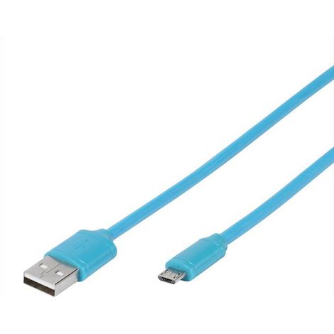 Câble Vivanco Micro-USB 2.0 SI USB2 AMCB15 Type A - Micro-B 1,5 M Gris