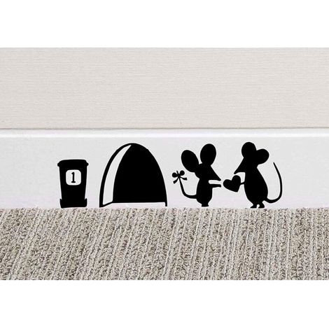 Sticker Mural en Vinyle Motif Souris-DOU