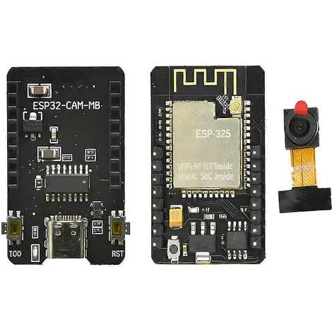 ESP32 Cam WiFi Bluetooth Entwicklungsmodul-Board: mit OV2640 Kamera, CH340 Programmiergerät, BT Typ-C für IoT- und KI-Projekte (1/5)