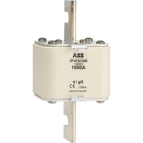 Fusible Couteau 1250A GG Taille 4 500V 1SCA022627R7830 ABB 920620