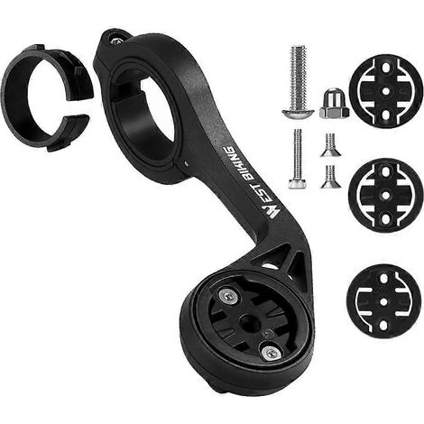 Support universel pour compteur de vélo WEST BIKING compatible avec Garmin, Bryton et Wahoo, support pour éclairage et caméra, accessoires pour VTT (1/5)