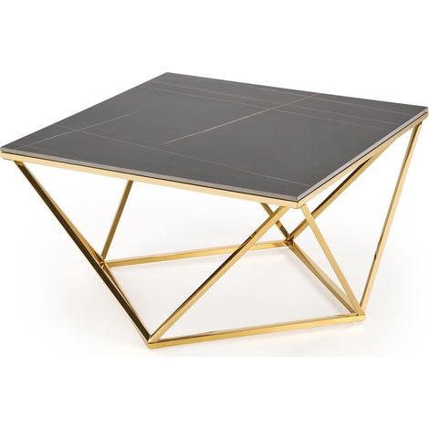 Mesa de centro Houston 1616 , 46x80x80cm, Diámetro: 0, Piedra sinterizada, Angular (1/5)