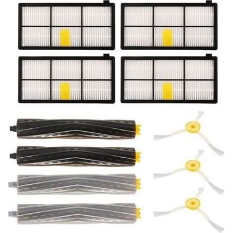 pair XCSOURCE 12PCS Accessoire iRobot Kit de Remplacement Accessoires pour iRobot Roomba 800-900 Series, 880-860-870-871-980-990 Robots (1/4)
