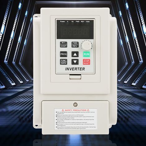 GARRYFIZH Variateur de fréquence (VFD) 4 kW, haute précision, 220 V CA pour la régulation de la vitesse des moteurs