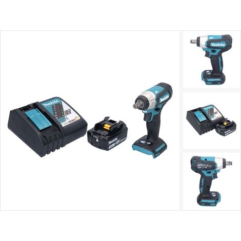 Llave de impacto sin cable Makita DTW 181 RF 18 V 210 Nm 1/2" sin escobillas + 2x batería recargable 3,0 Ah + cargador