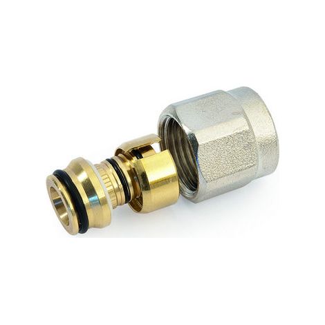 DADO NICHELATO OGIVA E INSERTO PER TUBO MULTISTRATO 5500- 1/2x16 2.0- GF- pezzi 1 (1/2)