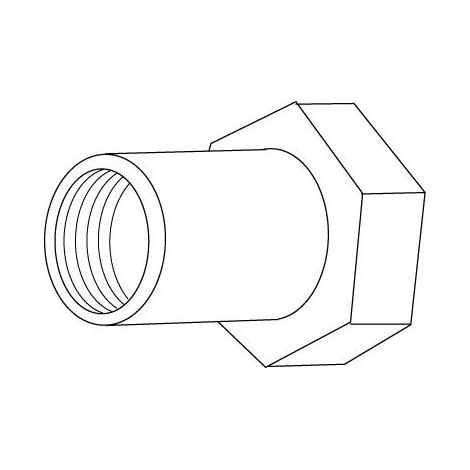 TA Manchon de raccordement IG, R 1 1/2" à KTH, DA 516, DKH 512, K 512, 52759040