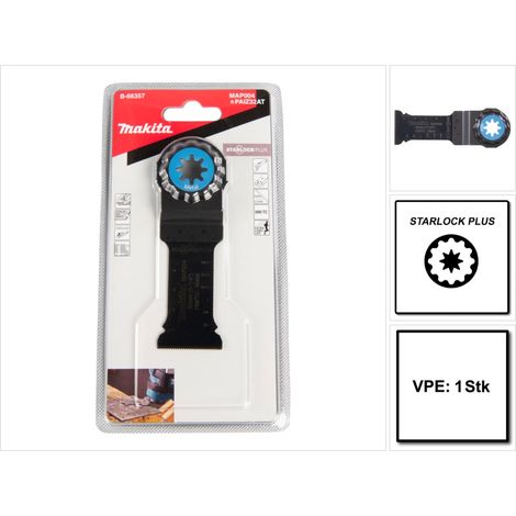 Lame plongeante Makita B-66357 Starlock Plus 32 x 50 mm 23 TPI MAP004 Métal (1/5)