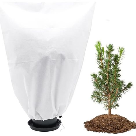 Voile Hivernage Plante Exterieur Toile de Protection Plante Hiver pour Citronnier,Palmier,Olivier (1pc 60 80) (1/5)