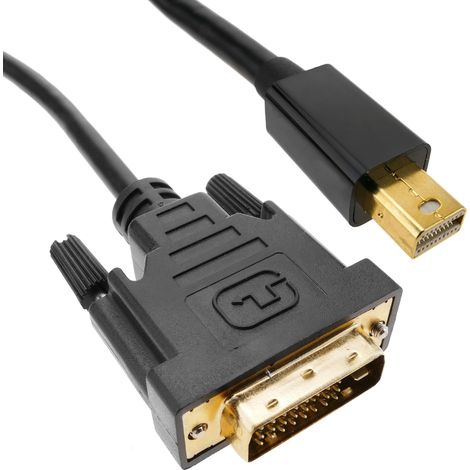 BeMatik - Cavo mini DisplayPort Maschio a DVI-D maschile di 1,8 m
