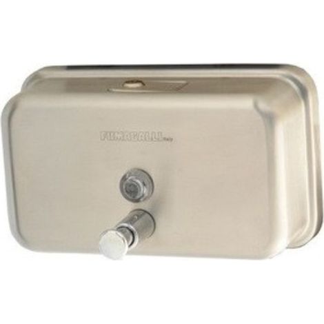 FUMAGALLI Dispenser sapone manuale orizzontale inox satinato codice prod: BLU7003S (1/2)
