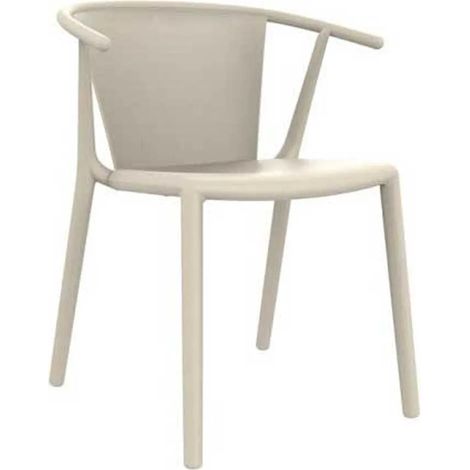 Sedia da giardino resol steely impilabile protezione UV