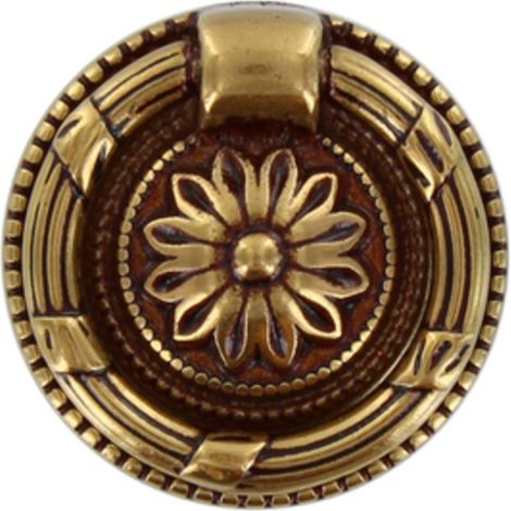 25 x MANIGLIA OTTONE 12235 D 37 MM PATINE