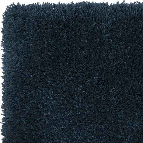 Tappeto antiscivolo lavabile tinta unita Elegance BLU101 (1/2)
