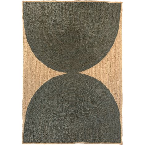VIVARAISE - Tapis Vivaraise Kosta en jute - Olive, 160 x 230 cm (1/5)