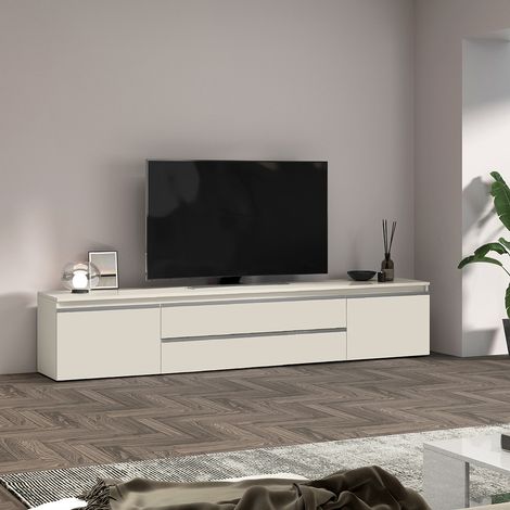 Meuble TV moderne coloris cachemire Maeva (1/5)