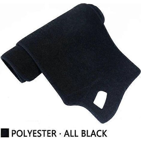 Tapis de tableau de bord pour Peugeot 508, 508sw et 508GT (2010-2018) - Protection solaire intégrée avec écran LCD - Polyester noir (1/5)