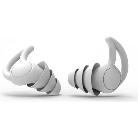 Bouchons Doreilles - Réduction Du Bruit NRR 40 Db - En Silicone Souple - Réutilisables Et Lavables - Pour Sommeil Voyage Concerts Natation - Lot De 1 (1/5)