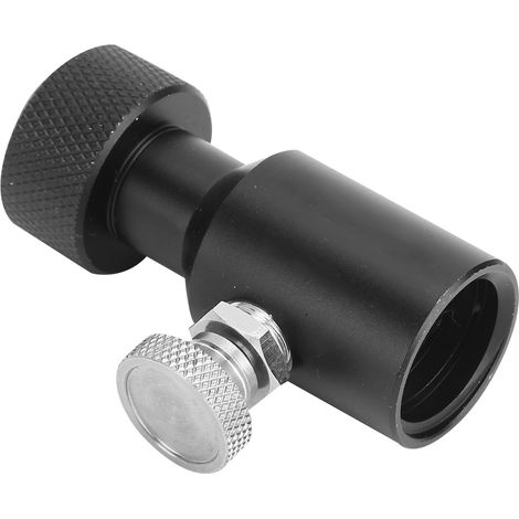 Adaptateur de CO2 TR21-4 avec soupape de décharge pour remplissage rapide d'eau gazeuse compatible SodaStream (noir) (1/5)