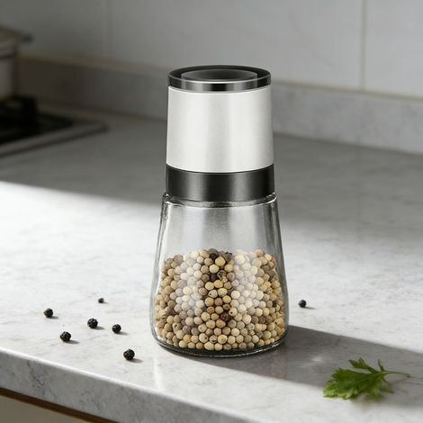 Salz- und Pfeffermühle, Handmühle, Küchenutensilien, Weihnachtsgeschenke für Erwachsene, Männer und Frauen. (1/5)