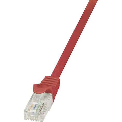 LogiLink 2m Cat.5e U/UTP - 2 m - Cat5e - U/UTP (UTP) - RJ-45 - RJ-45 - Rouge (CP1054U)