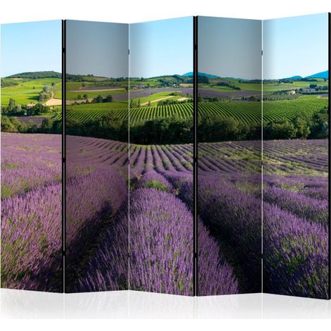 Paravent 5 Volets "Lavender Fields" 172x225cm (1/2)