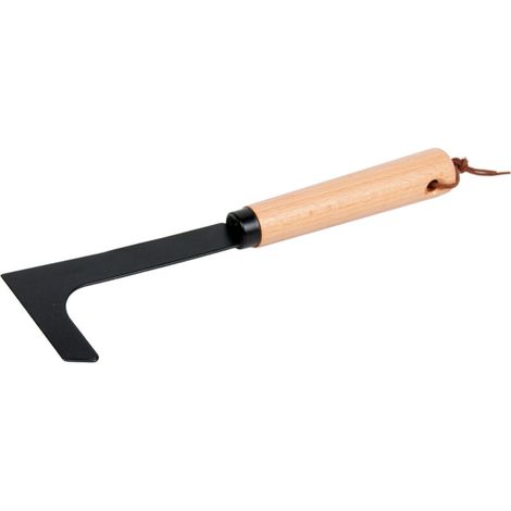 Couteau A Deherber - 1 Pièce - Acier Au Carbone - Manche En Bois Verni - Pour Joints Pavés Bordures Jardin Terrasse