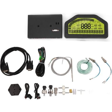 Dash Racing Display Multifonction Universel pour Tous Les Véhicules 12V Automobiles Motos