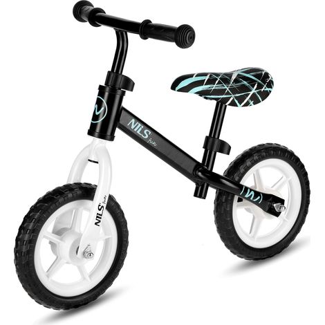 Bicicleta de equilibrio negra con ruedas de 10'' RB134 nils FUN (1/5)