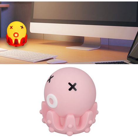 Veilleuse LED rechargeable USB, lampe de table à lumière d'ambiance pour enfants, cadeau de Noël pour chambre de bébé ou couloir (1/5)