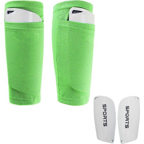 Protège-Tibia - Mousse Amortissante - Conception Ergonomique - Pour Football - Adapté Enfants et Adultes - Par Paire (1/5)