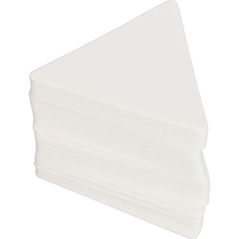 100 bandelettes de test de parfum triangulaires, jetables, pour une évaluation précise des huiles essentielles et l'aromathérapie (55 x 50 mm). (1/5)