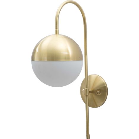 Wandleuchte Haines, benötigt 1 Glühbirne, Fassung e14, Innenbereich, gold