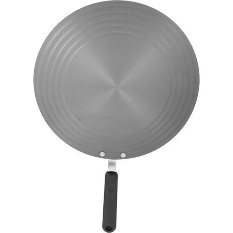 Kitchen heat conductive plate for gas and induction hobs, easy-carry handle, 28 cm (1/5)