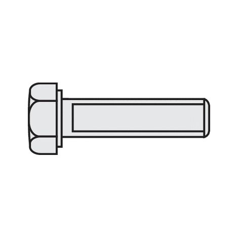 VITI TESTA ESAGONALE M1.2 10 MM ESAGONALE DIN 933 OTTONE 10 PZ. TOOLCRAFT 216330