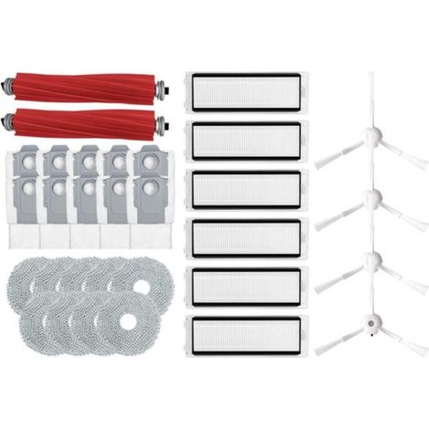 Pour Q /P10 Robot Aspirateur Accessoire Brosse Latérale Principale Filtre Hepa Chiffons de Vadrouille Sac à Poussière Pièces de (1/5)