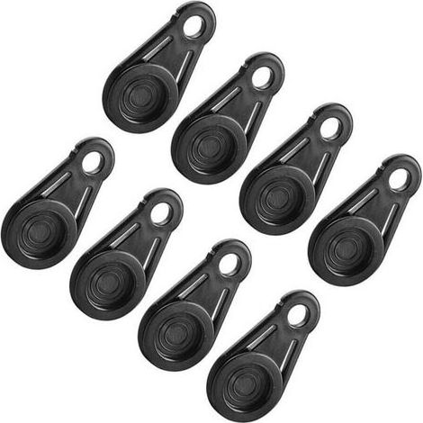 10 Pièces Boucle De Disque Clips De Bâche De Camping Pinces Pour Auvent De Tente Pinces à Auvent Clips De Toile De Bâche Pince à Auvent Agrafe De Toile Plastique Serrer (1/4)