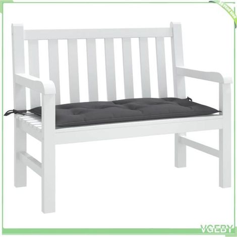 361564 Coussin de banc de jardin anthracite 100x50x7 cm tissu oxford (1/5)