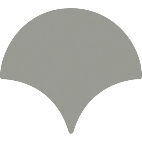 Carrelage ecaille de poisson Fisho gris Brillant 15x17 cm (1/2)